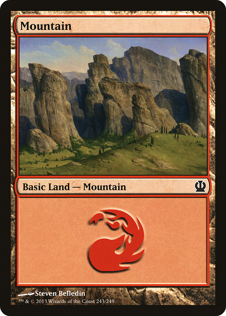 {B}[THS 243] Mountain (243) [Theros]