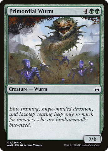 {C} Primordial Wurm [War of the Spark][WAR 174]