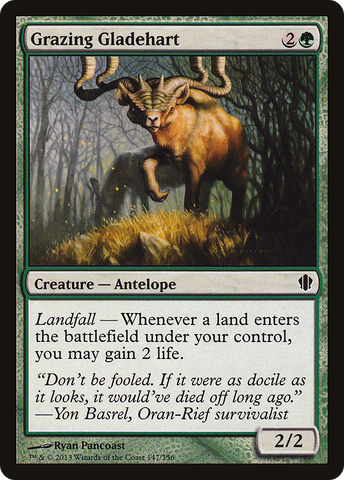 {C} Grazing Gladehart [Commander 2013][C13 147]