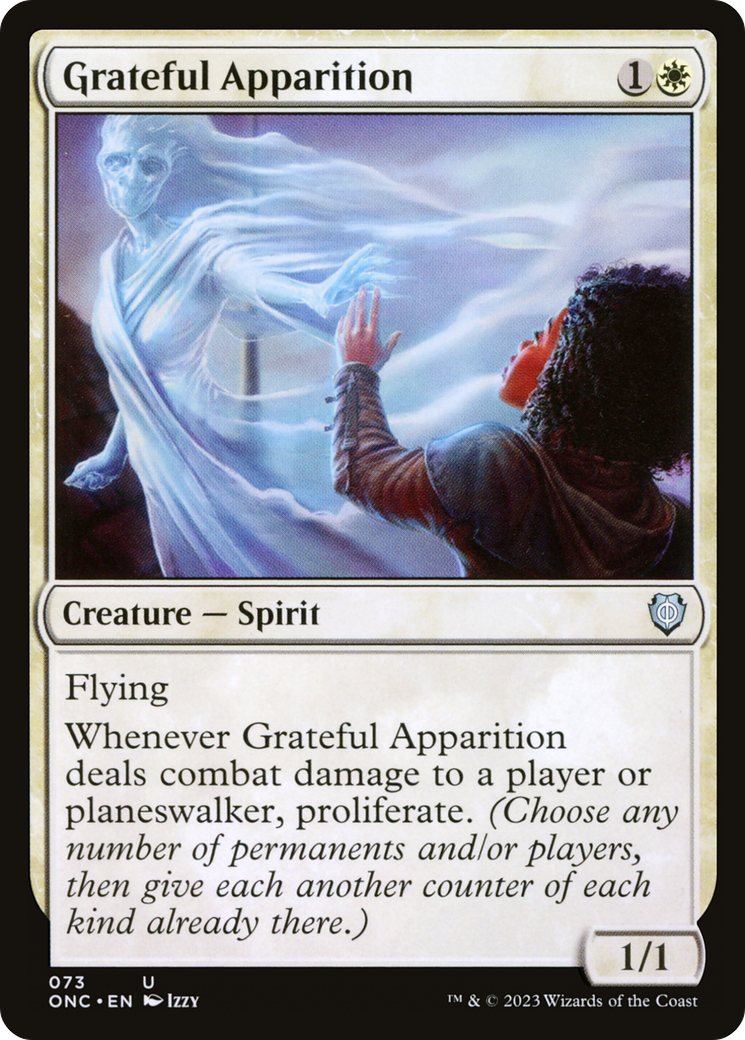 {C} Grateful Apparition [Phyrexia: All Will Be One Commander][ONC 073]