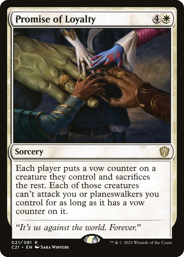 {R} Promise of Loyalty [Commander 2021][C21 021]