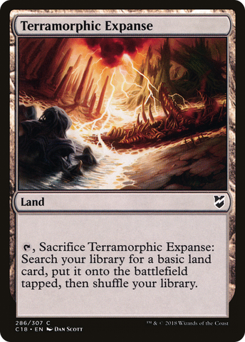 {C} Terramorphic Expanse [Commander 2018][C18 286]