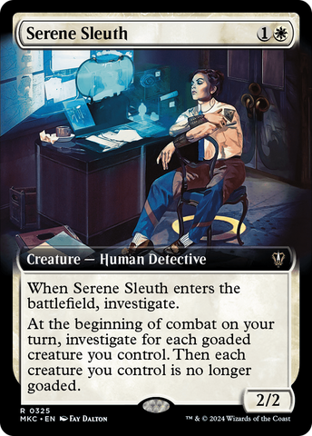 {R} Serene Sleuth (Extended Art) [Murders at Karlov Manor Commander][MKC 325]