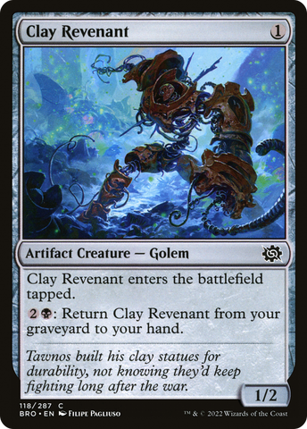 {C} Clay Revenant [The Brothers' War][BRO 118]