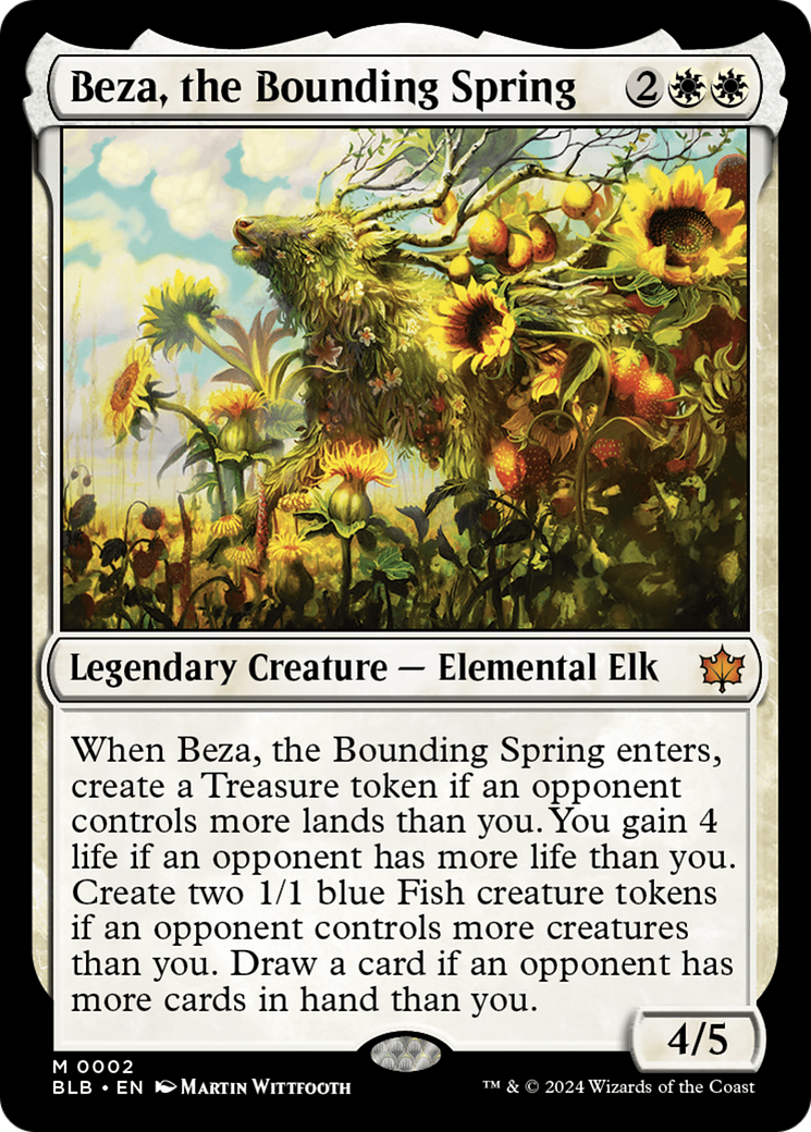 {@R} Beza, the Bounding Spring [Bloomburrow][BLB 002]