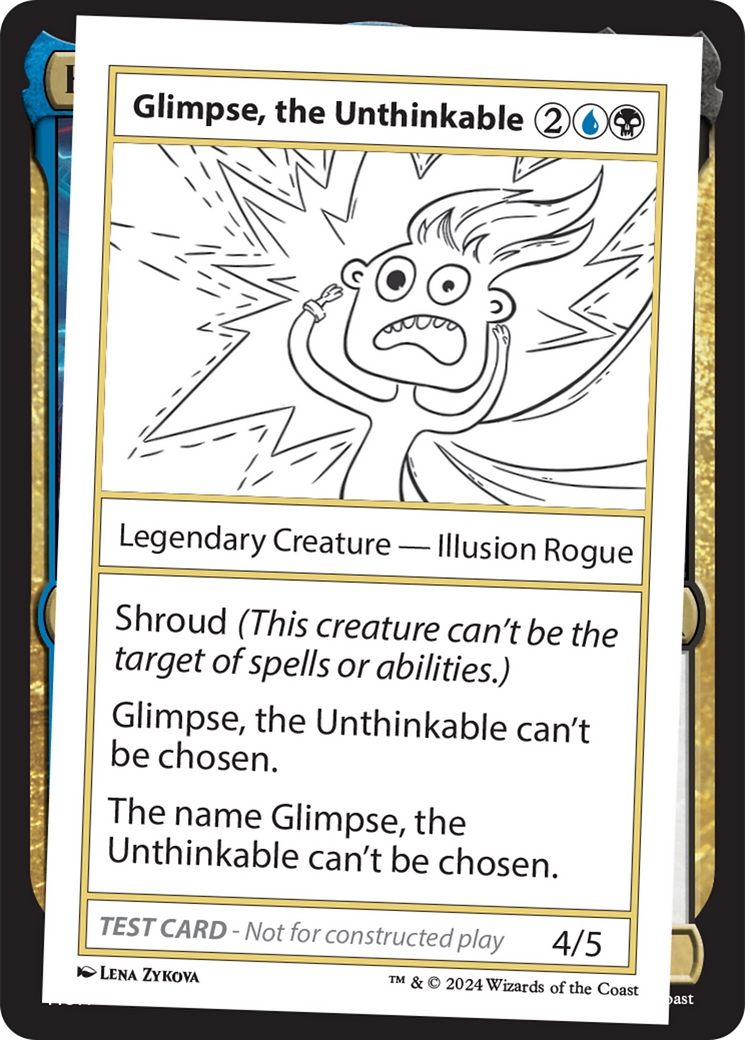 {C} Glimpse, the Unthinkable [Mystery Booster 2 Playtest Cards][MB2 PLAYTEST]