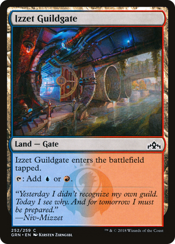 {C} Izzet Guildgate (252/259) [Guilds of Ravnica][GRN 252]