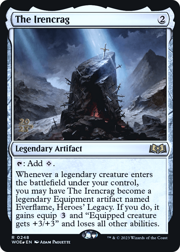 {@R} The Irencrag [Wilds of Eldraine Prerelease Promos][PR WOE 248]