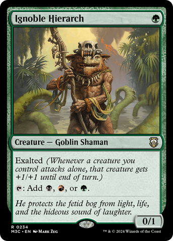 {R} Ignoble Hierarch [Modern Horizons 3 Commander][M3C 234]