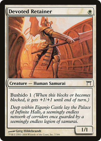 {C} Devoted Retainer [Champions of Kamigawa][CHK 007]