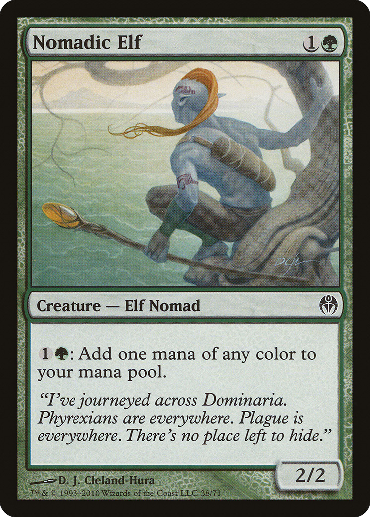 {C} Nomadic Elf [Duel Decks: Phyrexia vs. the Coalition][DDE 038]