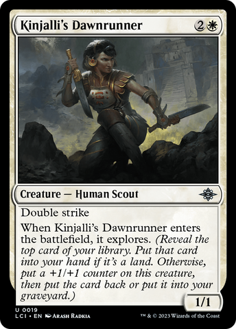 {@C} Kinjalli's Dawnrunner [The Lost Caverns of Ixalan][LCI 019]