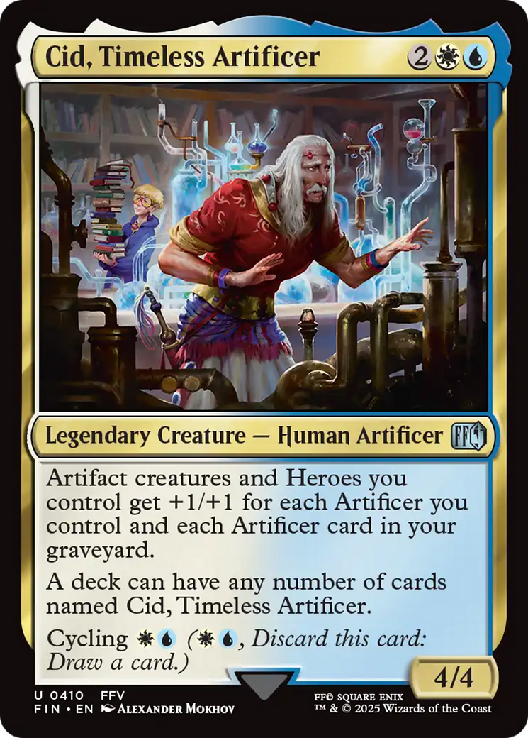 {@@FIN C} Cid, Timeless Artificer (0410) [FINAL FANTASY][FIN 410]