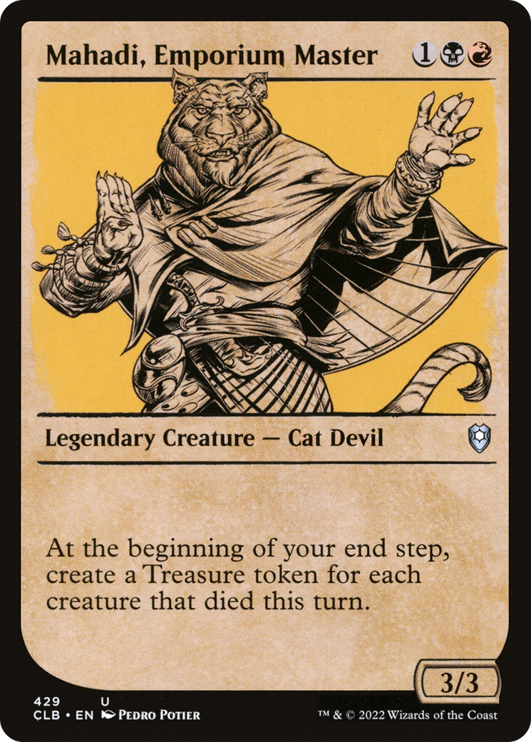 {C} Mahadi, Emporium Master (Showcase) [Commander Legends: Battle for Baldur's Gate][CLB 429]