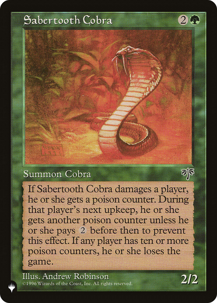 Sabertooth Cobra [LIST MIR-238]