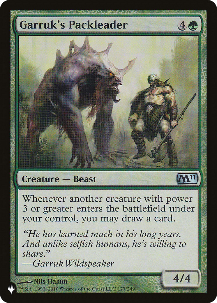 Garruk's Packleader [LIST 177/249]