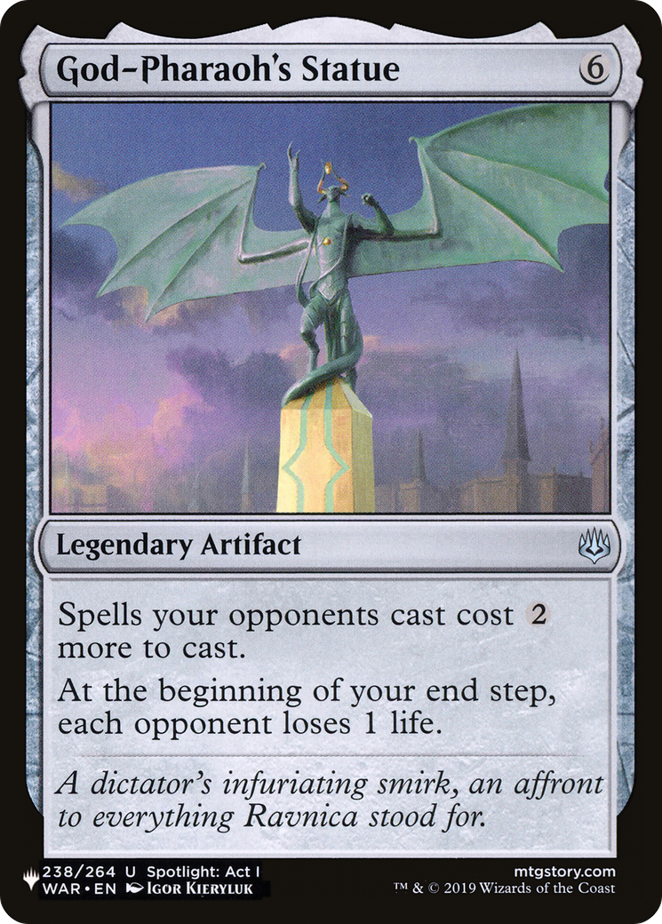 God-Pharaoh's Statue [LIST 238/264]