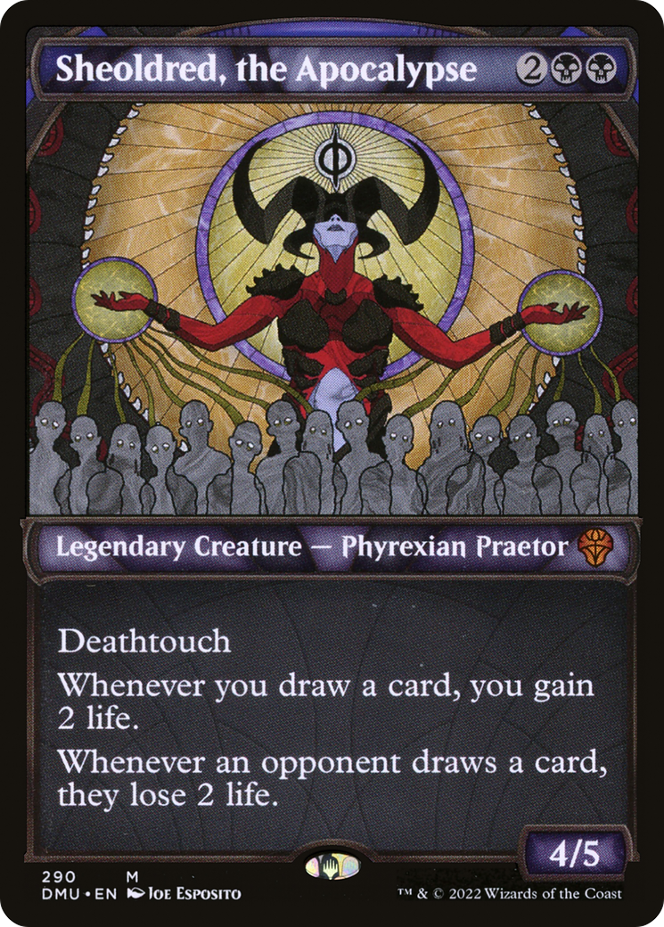 {R} Sheoldred, the Apocalypse (Showcase) [Dominaria United][DMU 290]