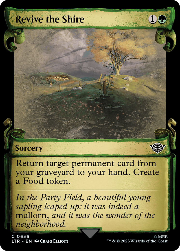{C} Revive the Shire [The Lord of the Rings: Tales of Middle-Earth Showcase Scrolls][LTR 636]