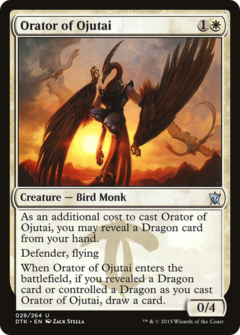 {C} Orator of Ojutai [Dragons of Tarkir][DTK 028]