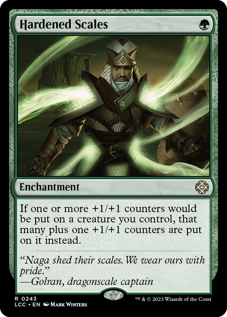 {R} Hardened Scales [The Lost Caverns of Ixalan Commander][LCC 243]