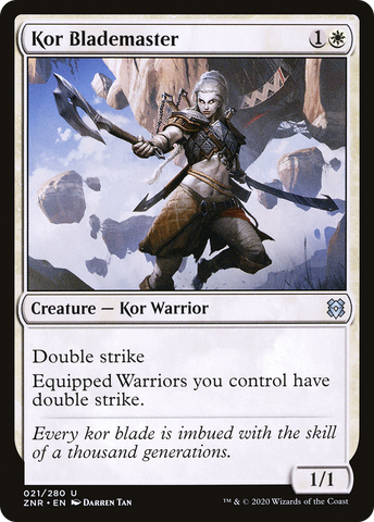 {C} Kor Blademaster [Zendikar Rising][ZNR 021]