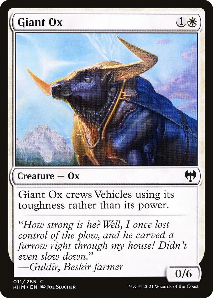 {C} Giant Ox [Kaldheim][KHM 011]