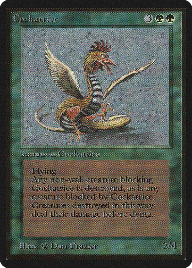 {R} Cockatrice [Beta Edition][LEB 190]
