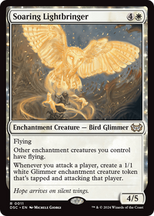 {R} Soaring Lightbringer [Duskmourn: House of Horror Commander][DSC 011]