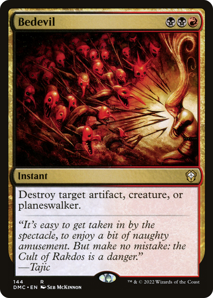 {R} Bedevil [Dominaria United Commander][DMC 144]