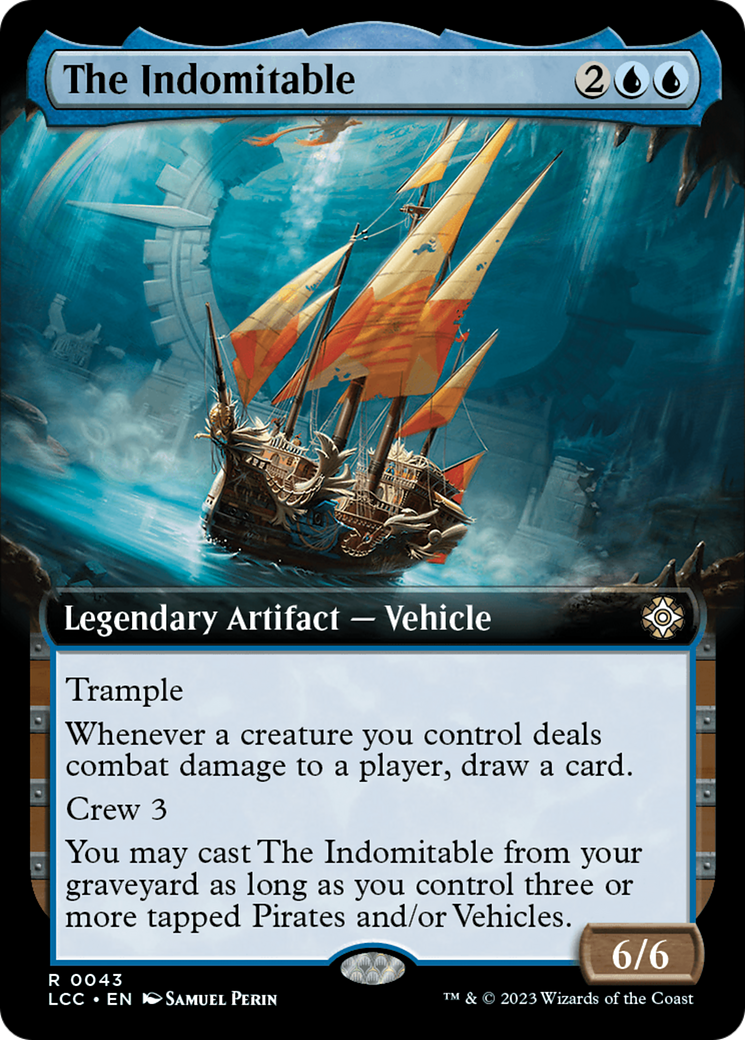 {R} The Indomitable (Extended Art) [The Lost Caverns of Ixalan Commander][LCC 043]