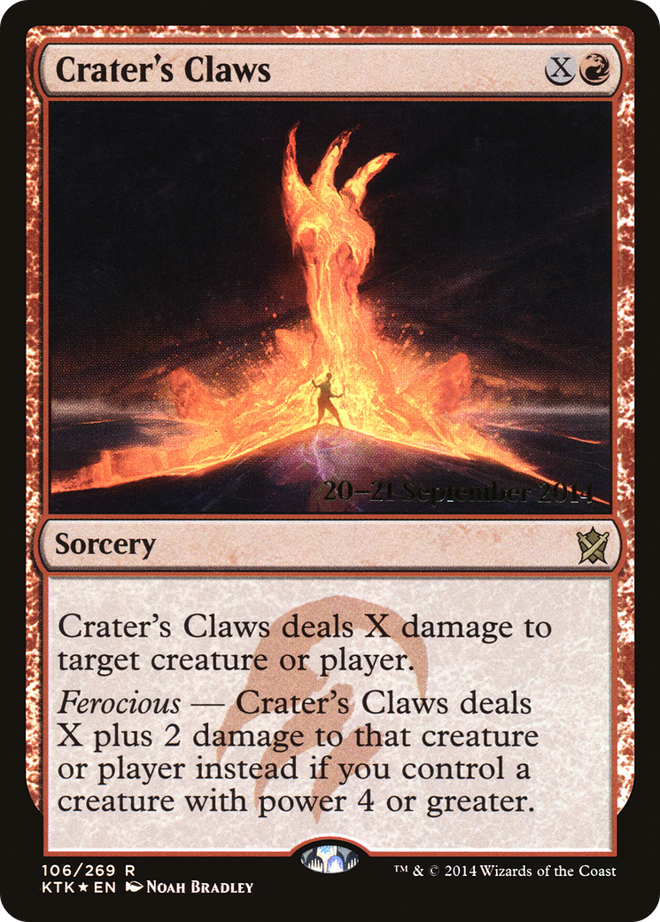 {R} Crater's Claws [Khans of Tarkir Prerelease Promos][PR KTK 106]