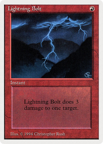 {C} Lightning Bolt [Summer Magic / Edgar][SUM 162]