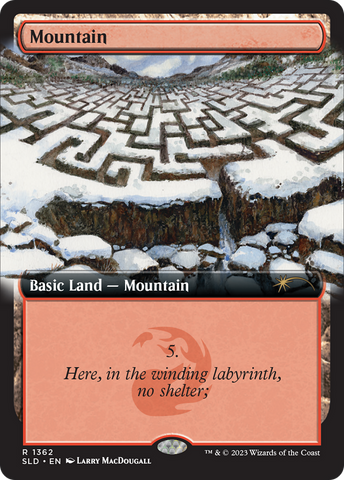 {B} Mountain (1362) [Secret Lair Drop Series][SLD 1362]