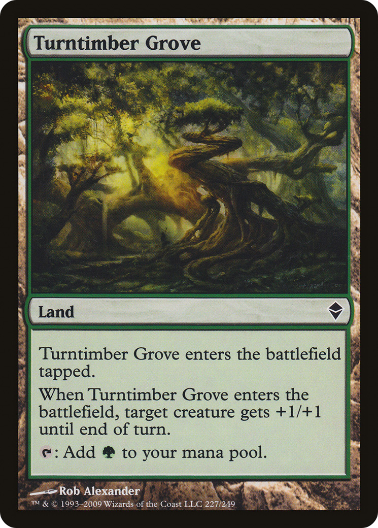 {C} Turntimber Grove [Zendikar][ZEN 227]