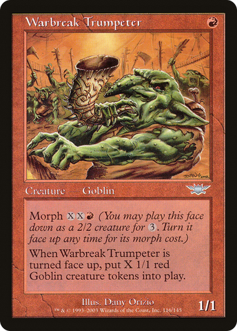 {C} Warbreak Trumpeter [Legions][LGN 116]