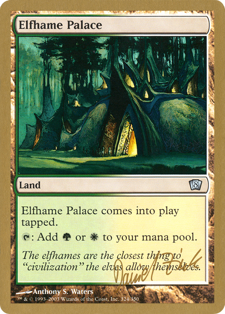{C} Elfhame Palace (Daniel Zink) [World Championship Decks 2003][GB WC03 DZ324]