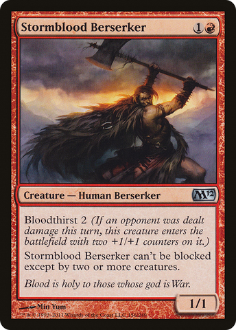 {C} Stormblood Berserker [Magic 2012][M12 156]