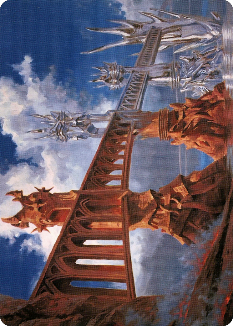 {A} Silverbluff Bridge Art Card [Modern Horizons 2 Art Series][AMH2 078]
