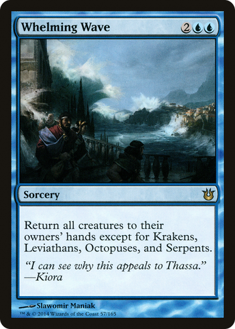 {R} Whelming Wave [Born of the Gods][BNG 057]