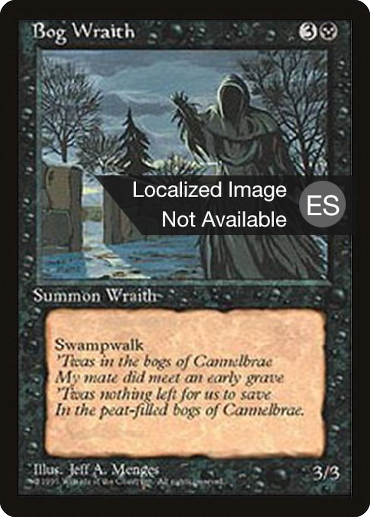 {F} Bog Wraith [Fourth Edition (Foreign Black Border)][FBB 4ED 124]
