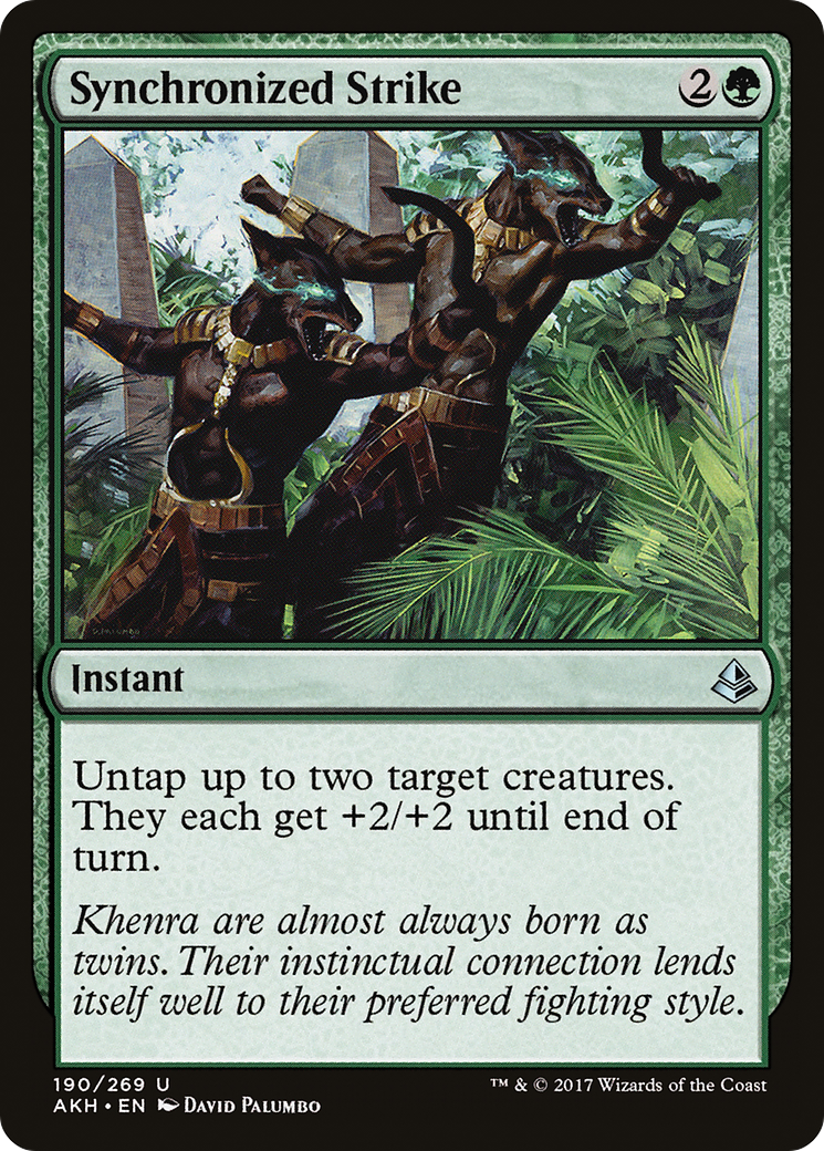 {C} Synchronized Strike [Amonkhet][AKH 190]