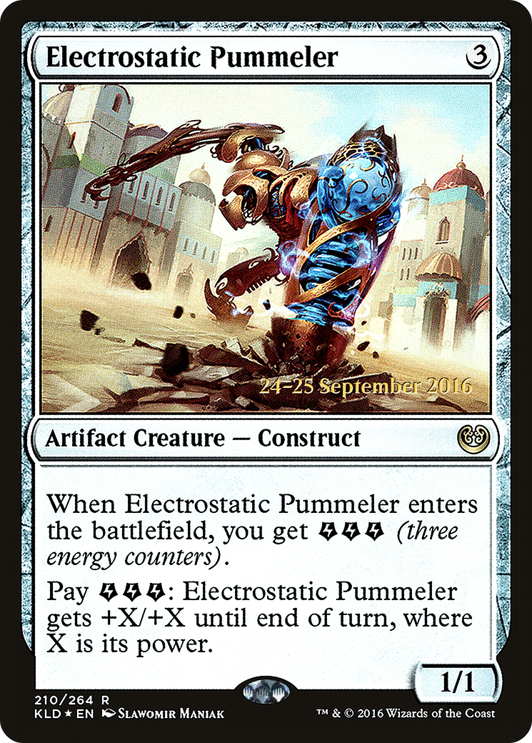 {R} Electrostatic Pummeler [Kaladesh Prerelease Promos][PR KLD 210]