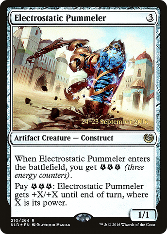 {R} Electrostatic Pummeler [Kaladesh Prerelease Promos][PR KLD 210]