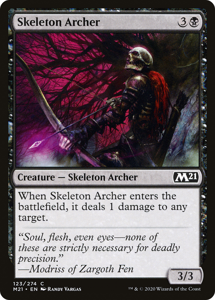 {C} Skeleton Archer [Core Set 2021][M21 123]
