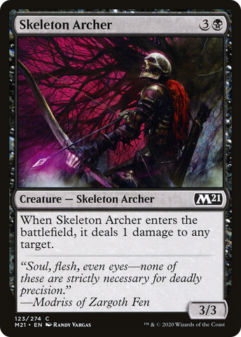 {C} Skeleton Archer [Core Set 2021][M21 123]