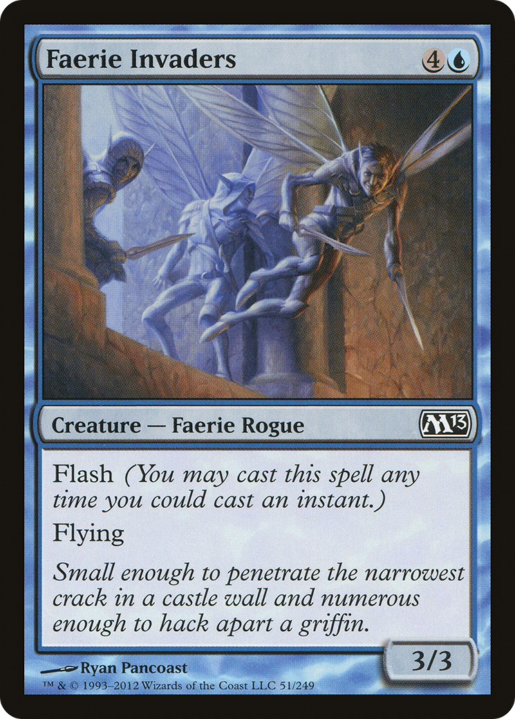{C} Faerie Invaders [Magic 2013][M13 051]