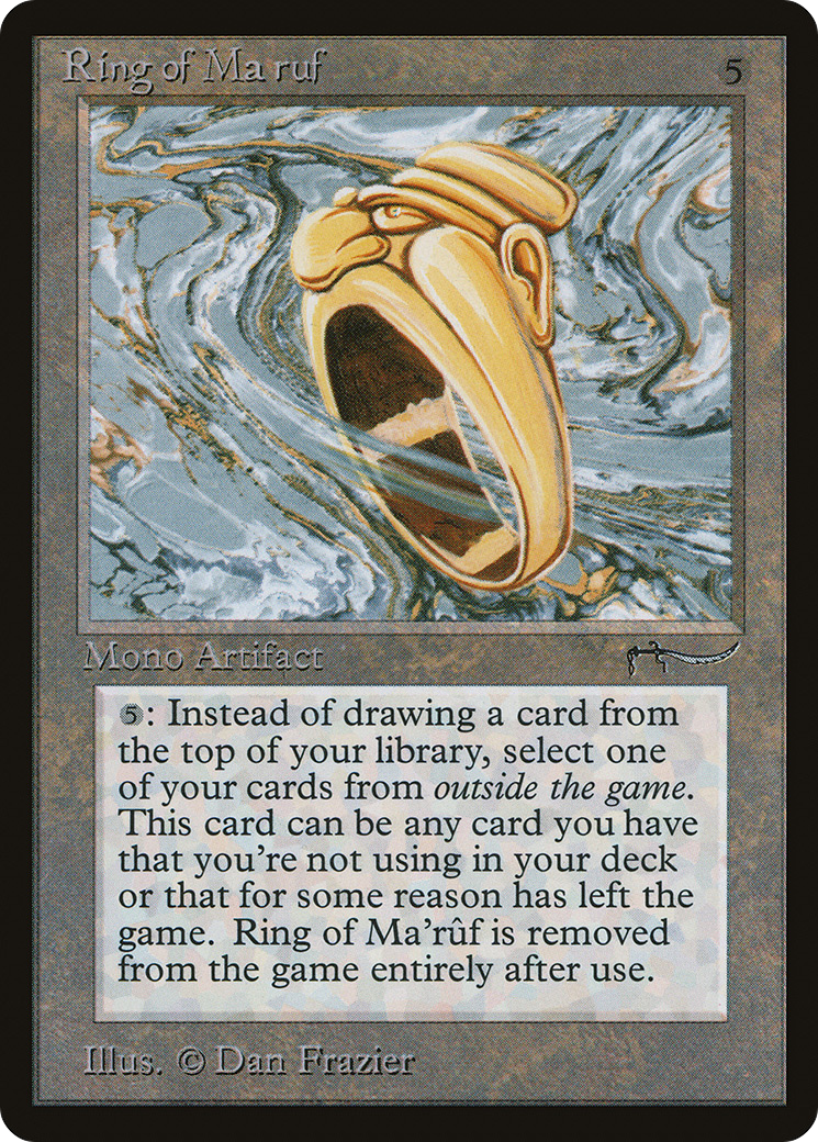 {R} Ring of Ma'ruf [Arabian Nights][ARN 068]