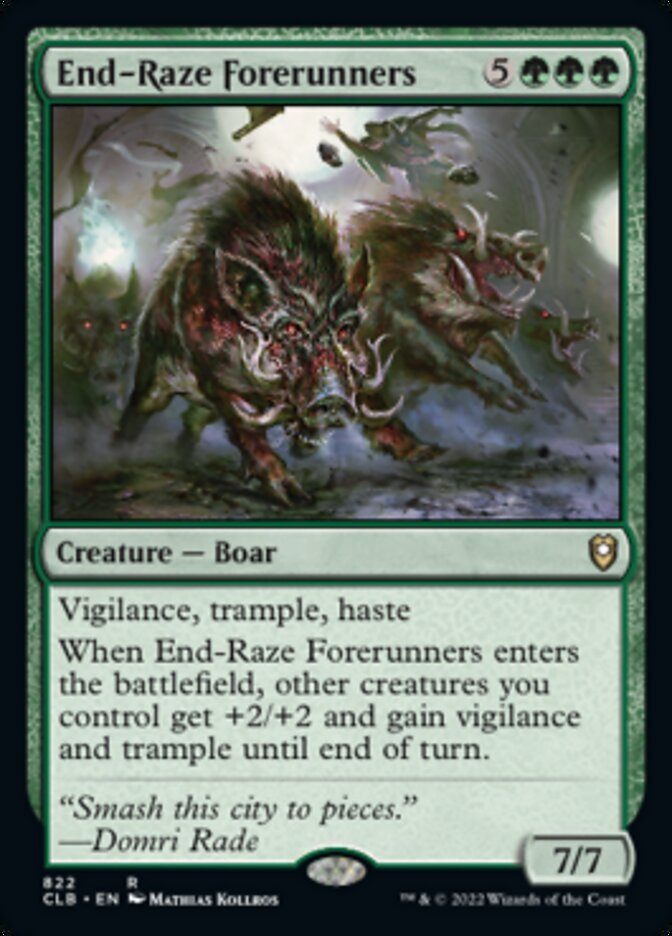 {R} End-Raze Forerunners [Commander Legends: Battle for Baldur's Gate][CLB 822]