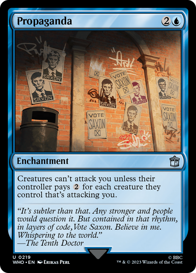 {C} Propaganda [Doctor Who][WHO 219]